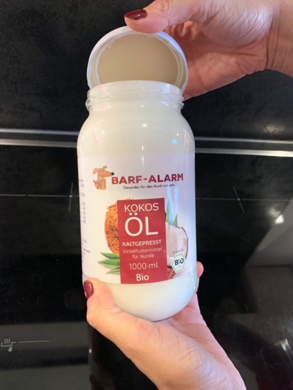 Kokosöl für Hunde - Nativ - Kaltgepresst - Reines Naturprodukt - Optimale Nährstoffversorgung - Reich an Omega Fettsäuren 🐕 – Bild 2