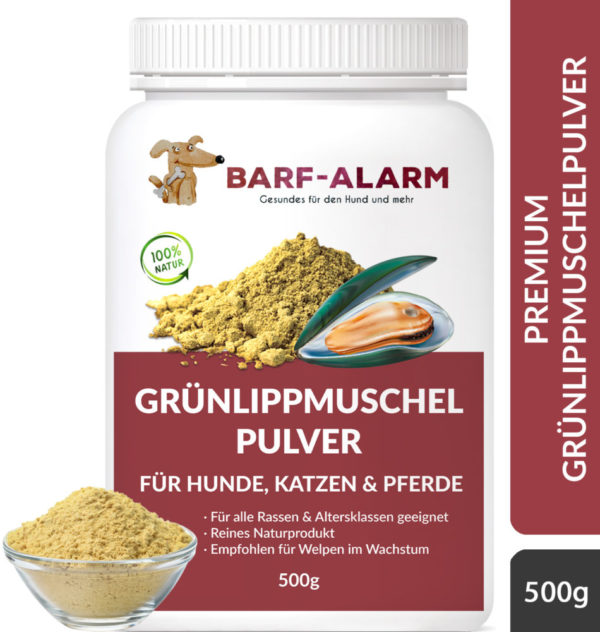 Grünlippmuschelpulver für Hunde - Reines Naturprodukt- Schonende Herstellung - Wertvolle Bestandteile - 100 % Grünlippmuschel für den – Bild 2