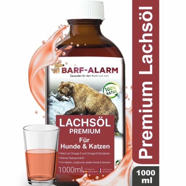 Lachsöl für Hunde - Wichtige Omega 3 & 6 Fettsäuren ✅ Ideale Nährstoffversorgung – Bild 2